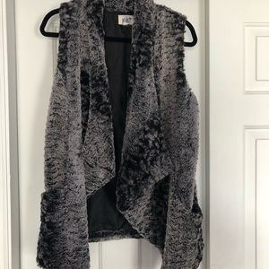 Jolt Faux Fur Cozy Vest with Pockets